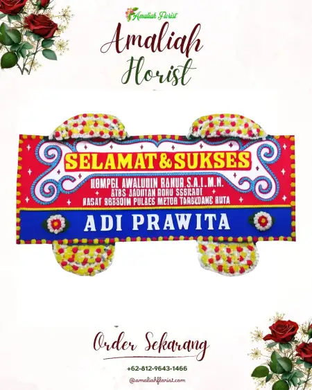 Papan Bunga Ucapan Selamat Sumbang